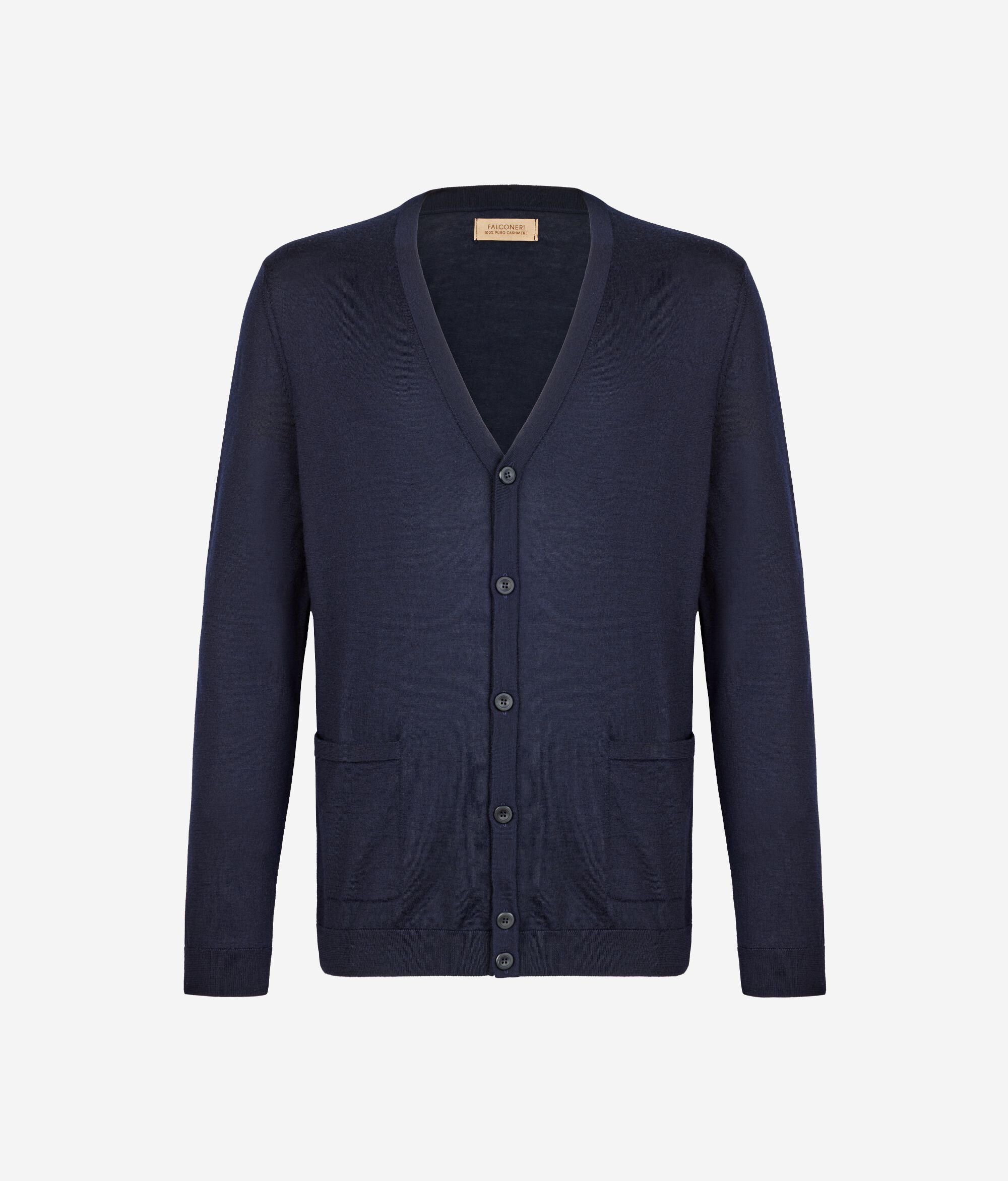 カシミヤ ボタンカーディガン