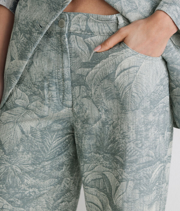 ジャカード パンツ