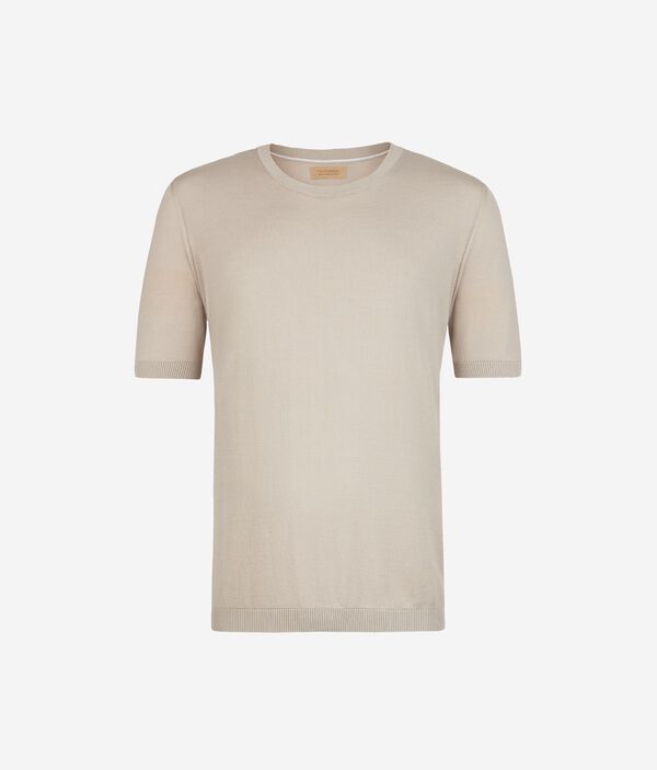 シルク＆コットン ショートスリーブ Tシャツ