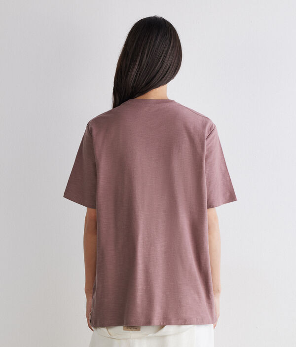 コットン ショートスリーブ クルーネックTシャツ