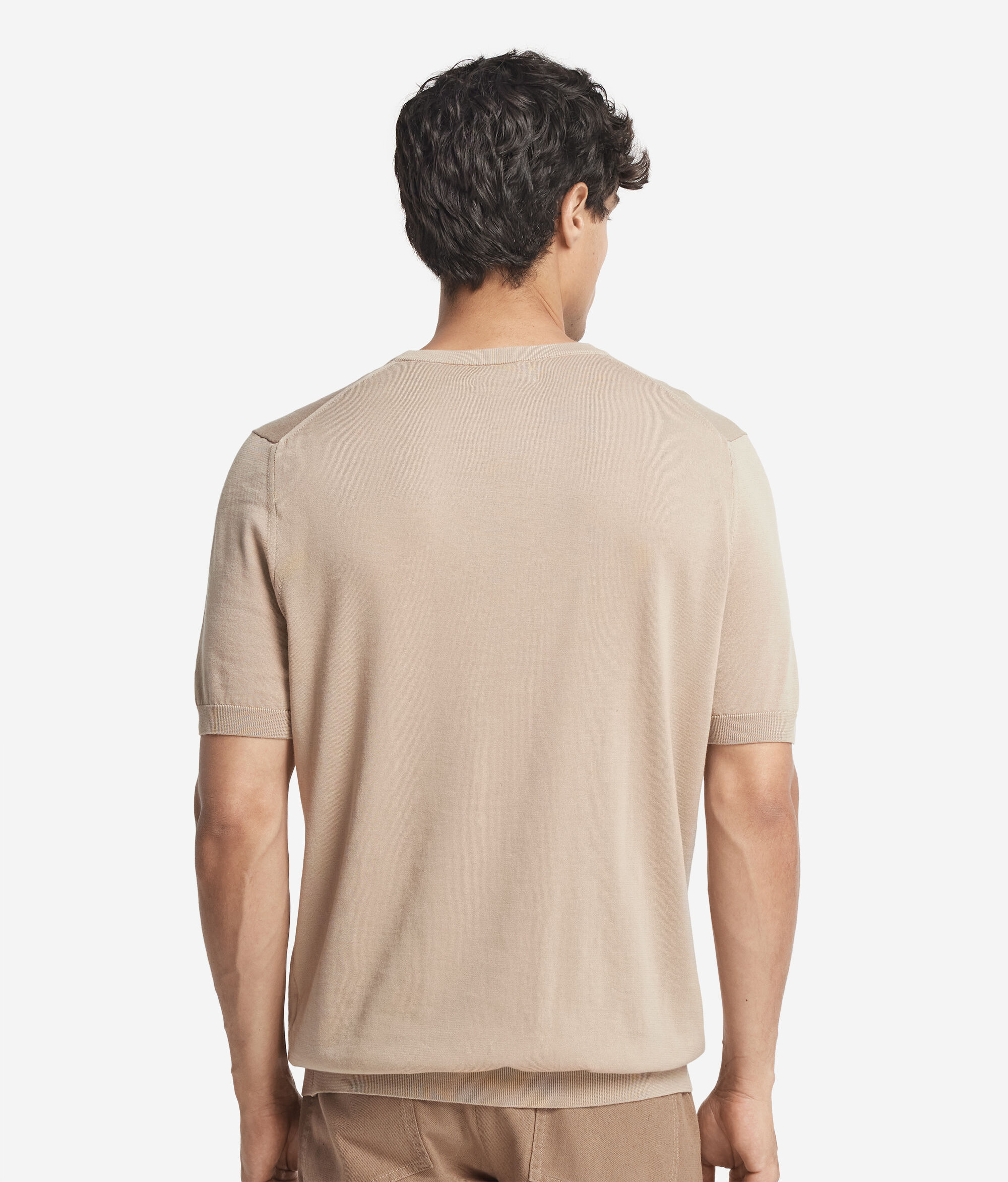 コットン クルーネック Tシャツ