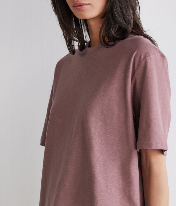 コットン ショートスリーブ クルーネックTシャツ