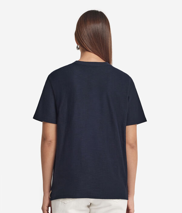 コットン ショートスリーブ クルーネックTシャツ