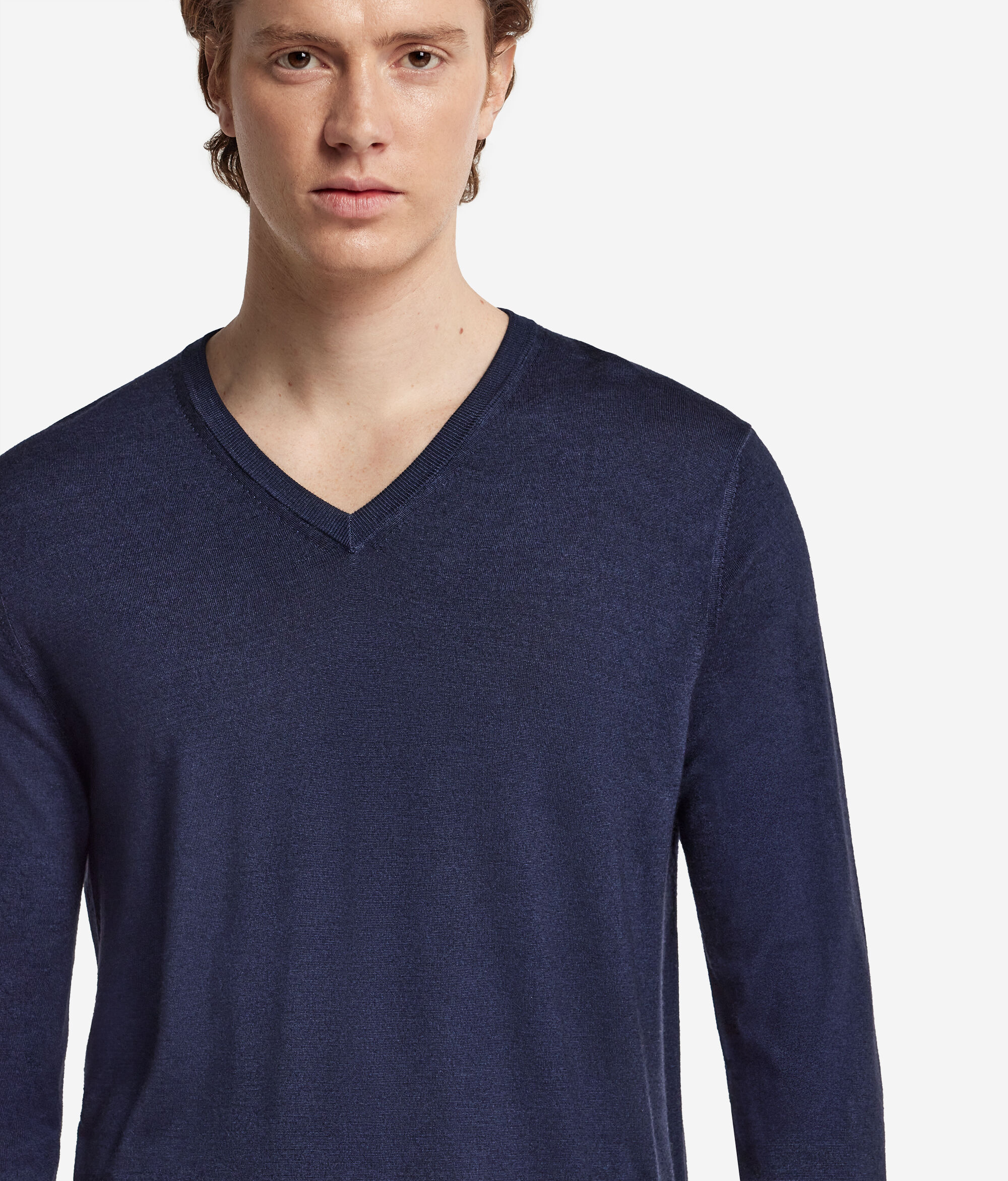 Vネック ウルトラファインカシミヤ セーター